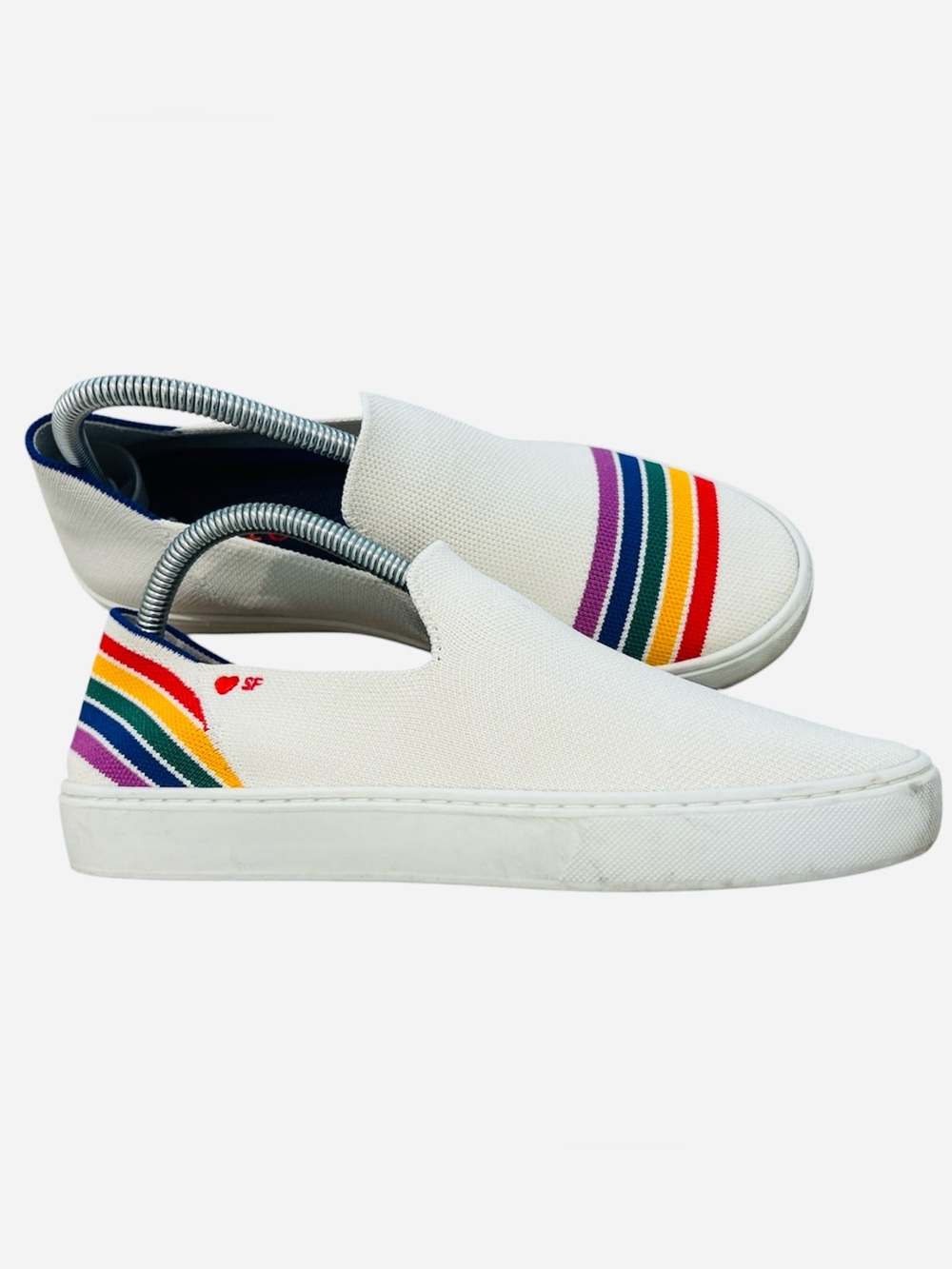 Rothy's The Sneaker in the limited edition "SF Rainbow Pride" colorway Size 8.5